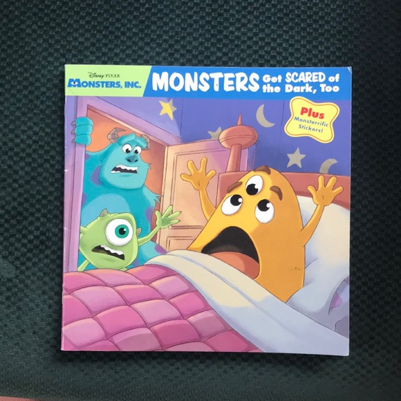 Disney Pixar monsters Inc. children’s book and stickers - Picture 1 of 14